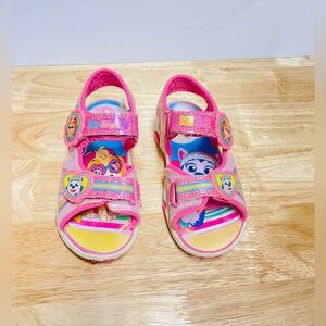 Paw Patrol Toddler Girl Sandals Size 11